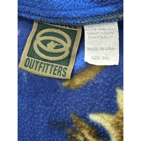 Oversize Outfitters Made In USA Men's Camo Pullover Long Sleeve Hunting Shirt 5X - Picture 5 of 6